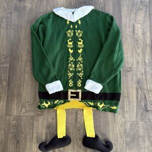 BUDDY THE ELF UGLY CHRISTMAS SWEATER OVERSIZED SIZE L/XL